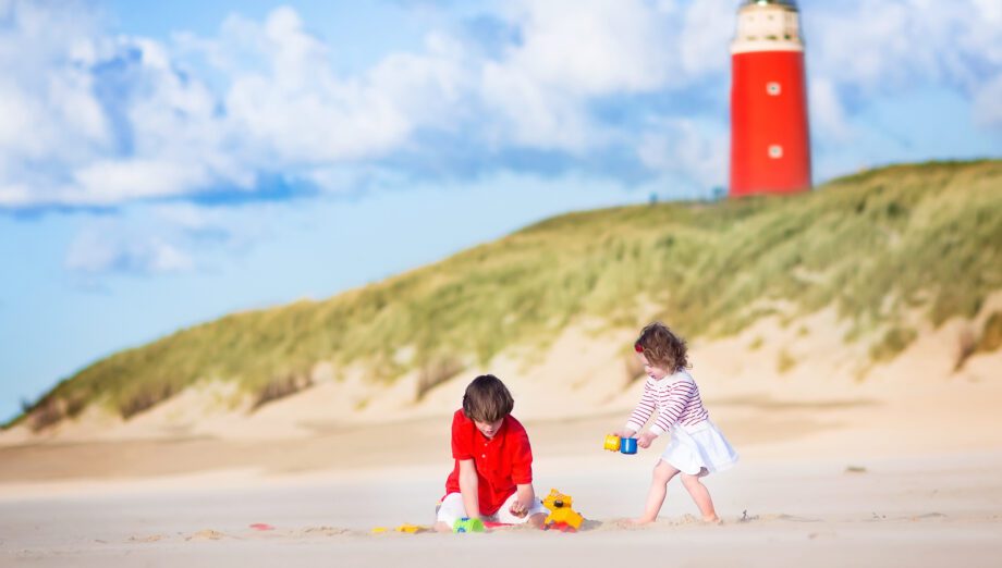 Radeln durch Tulpenfelder in Nordholland